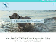 Tablet Screenshot of blackfordvetsurgery.com